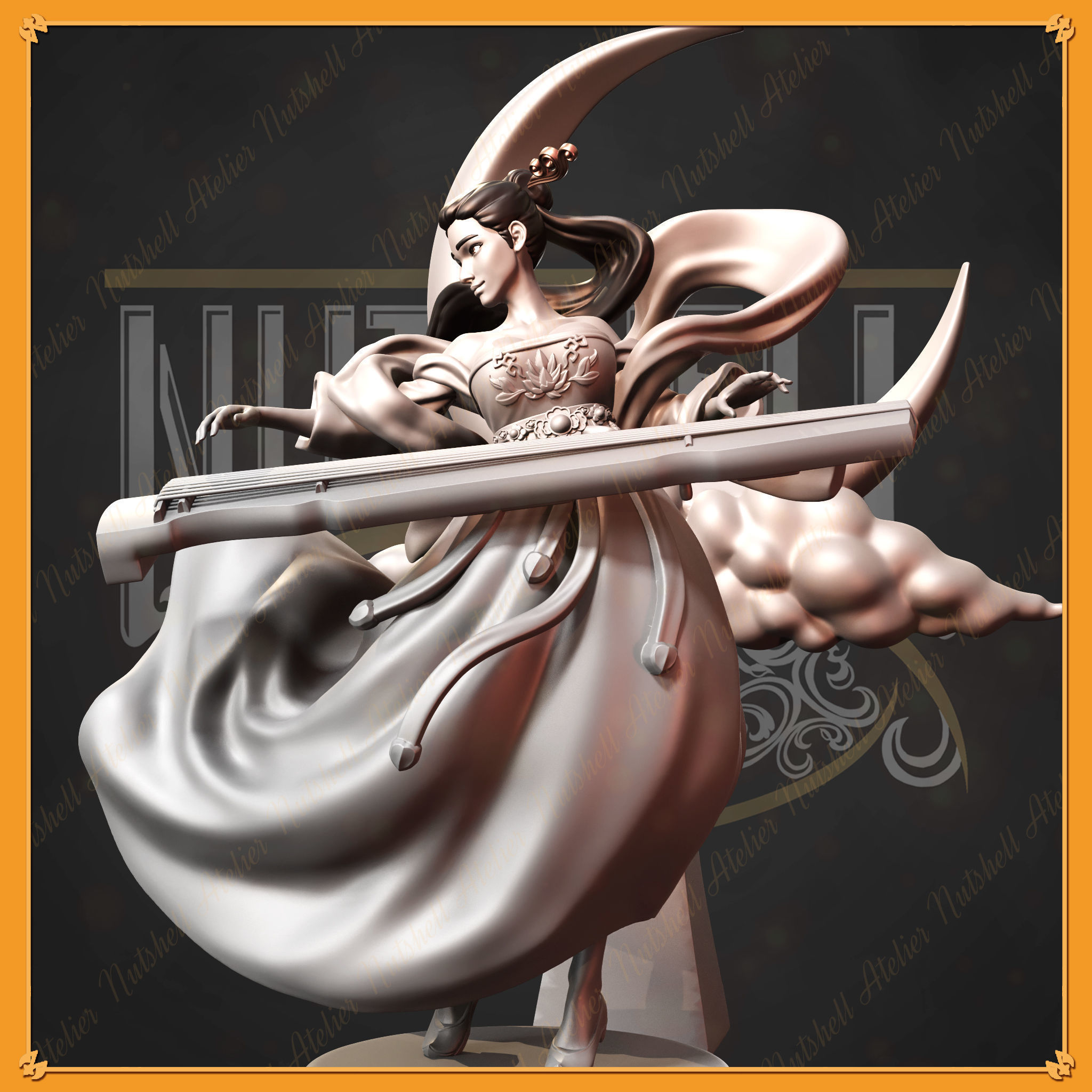 Nutshell Atelier - Heavenly Maiden 02 3D print model_2