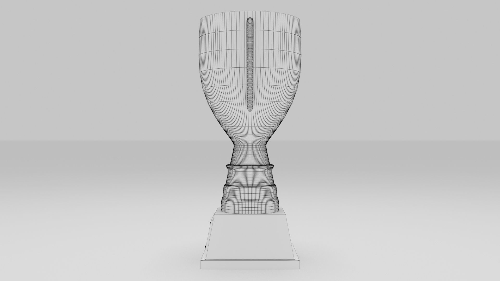 Gold Trophy 3D model_7