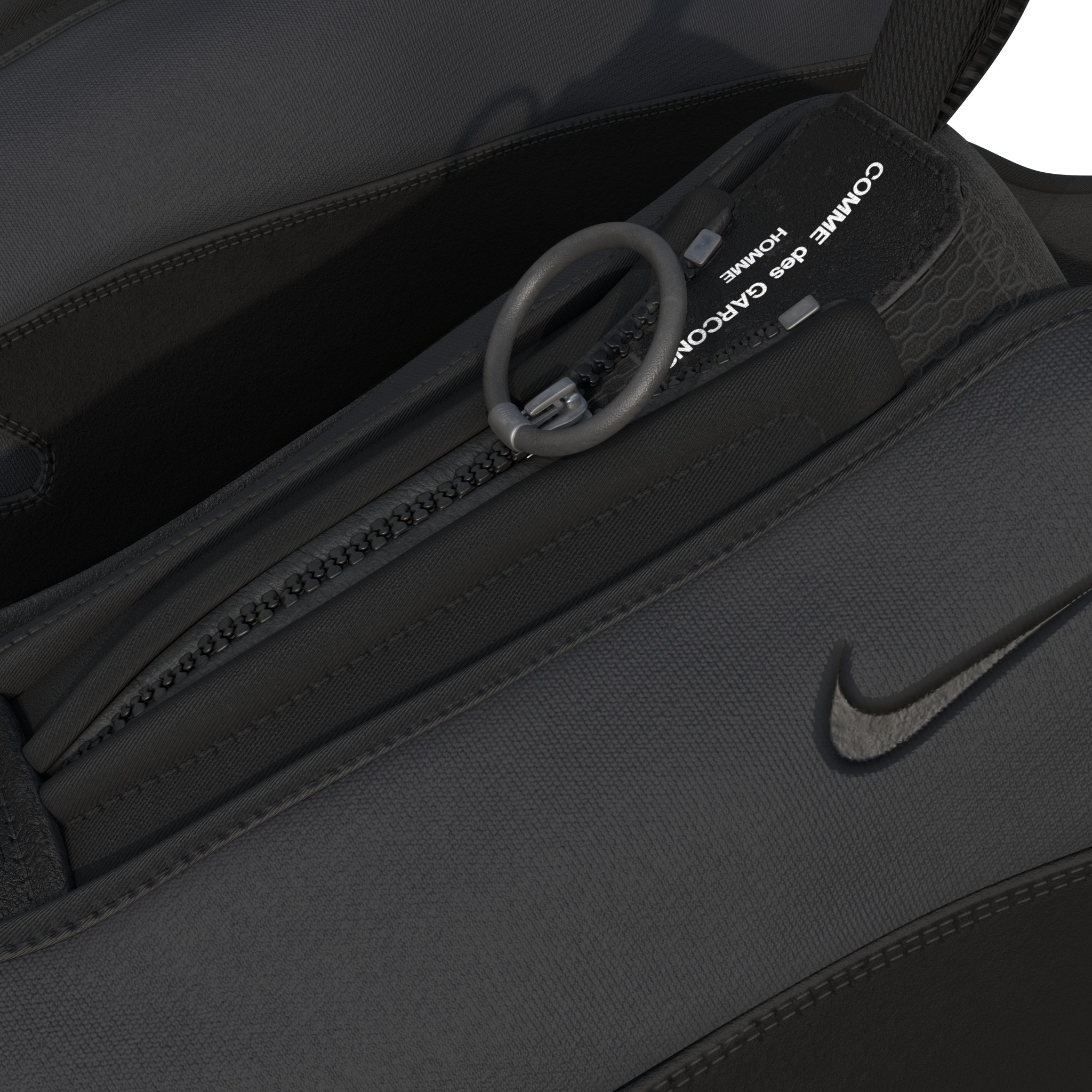 Nike x Comme des Garcons Homme Plus Air Max Sunder SP Black 3D model_2