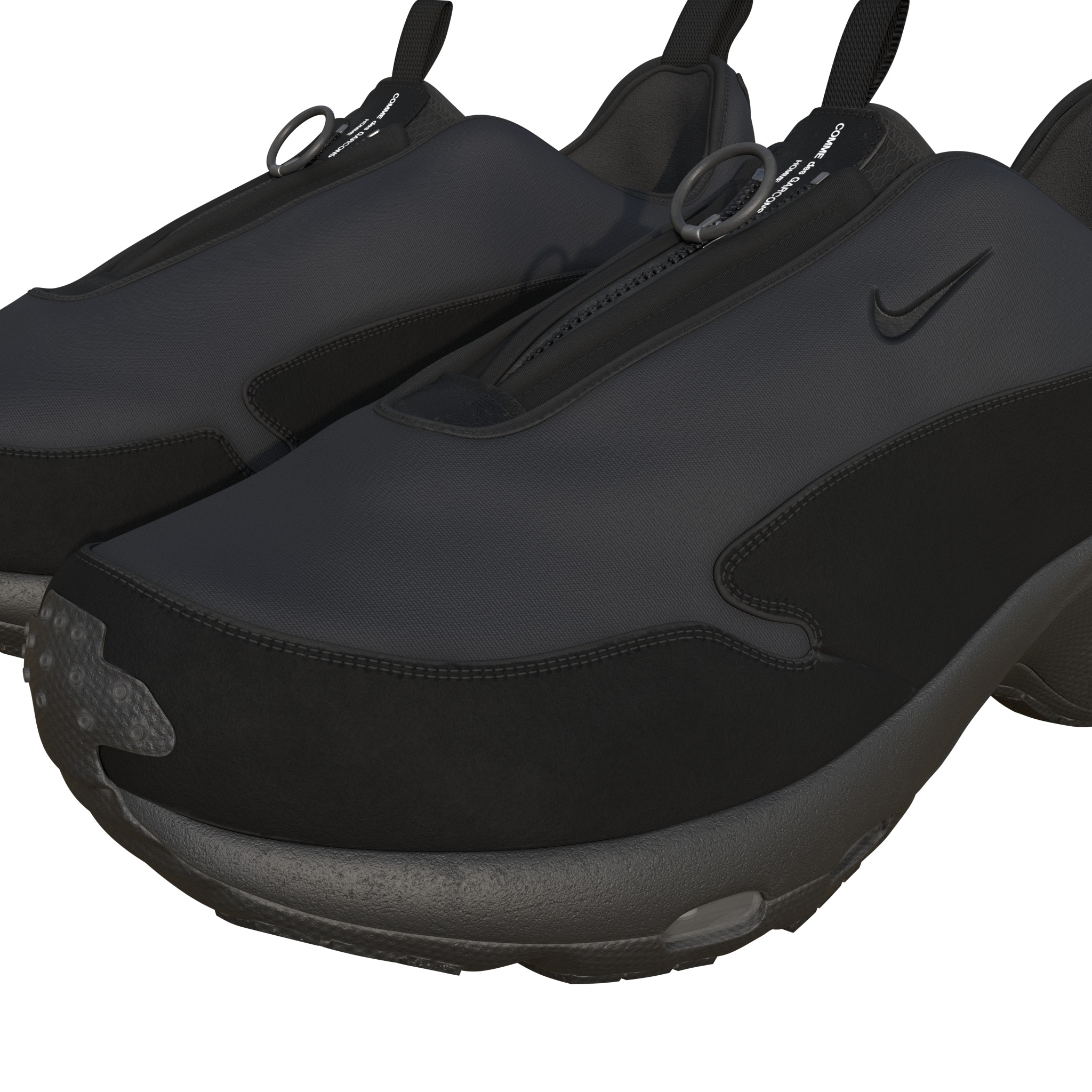 Nike x Comme des Garcons Homme Plus Air Max Sunder SP Black 3D model_4