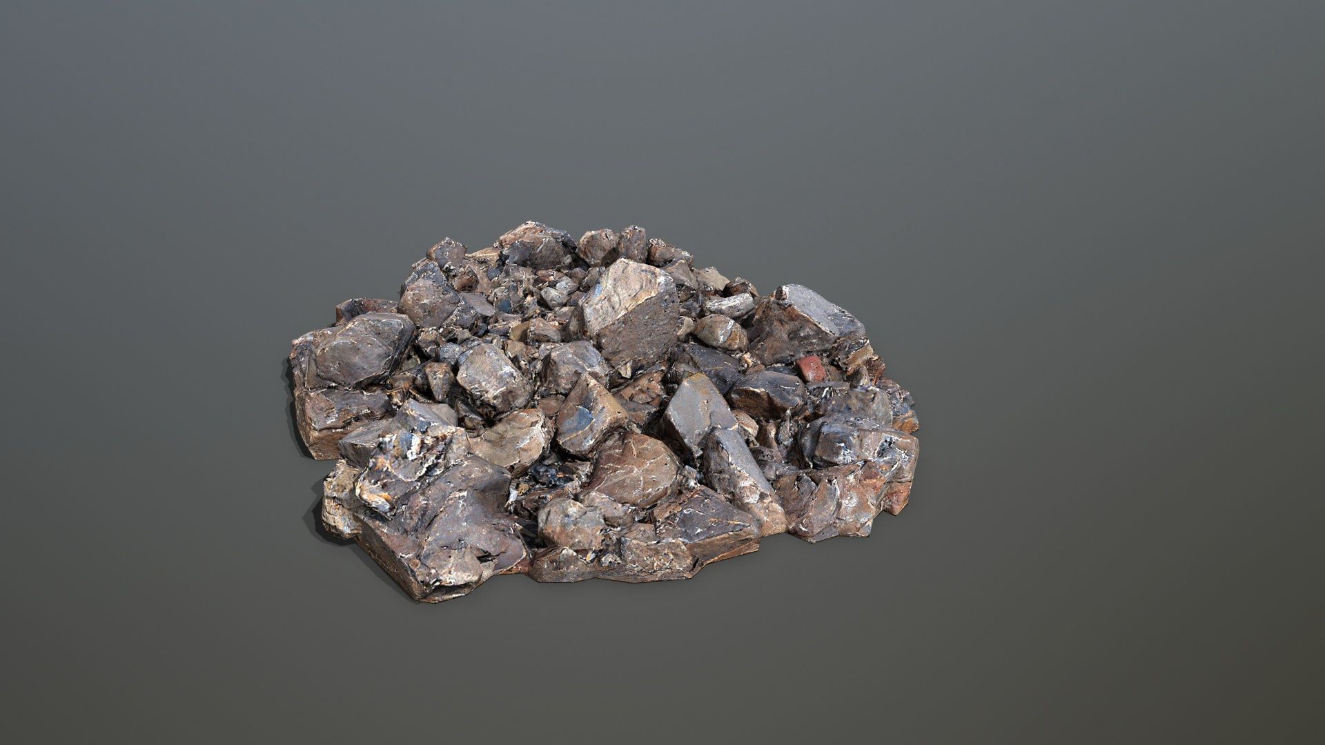rocks  Low-poly 3D model_3