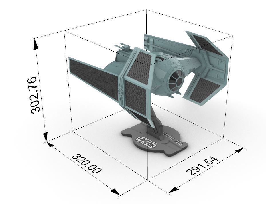 TIE AGGRESSOR STAR WARS 3D print model_6