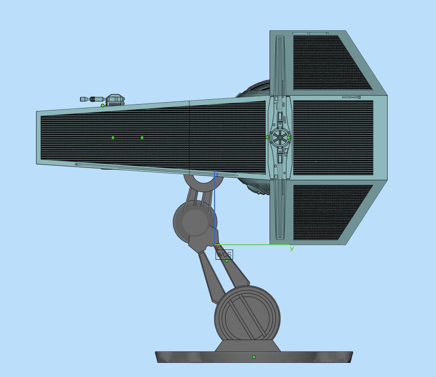 TIE AGGRESSOR STAR WARS 3D print model_3