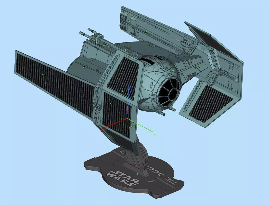 TIE AGGRESSOR STAR WARS 3D print model_0
