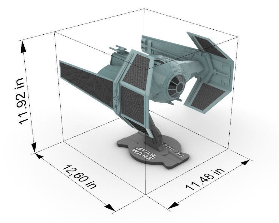 TIE AGGRESSOR STAR WARS 3D print model_7