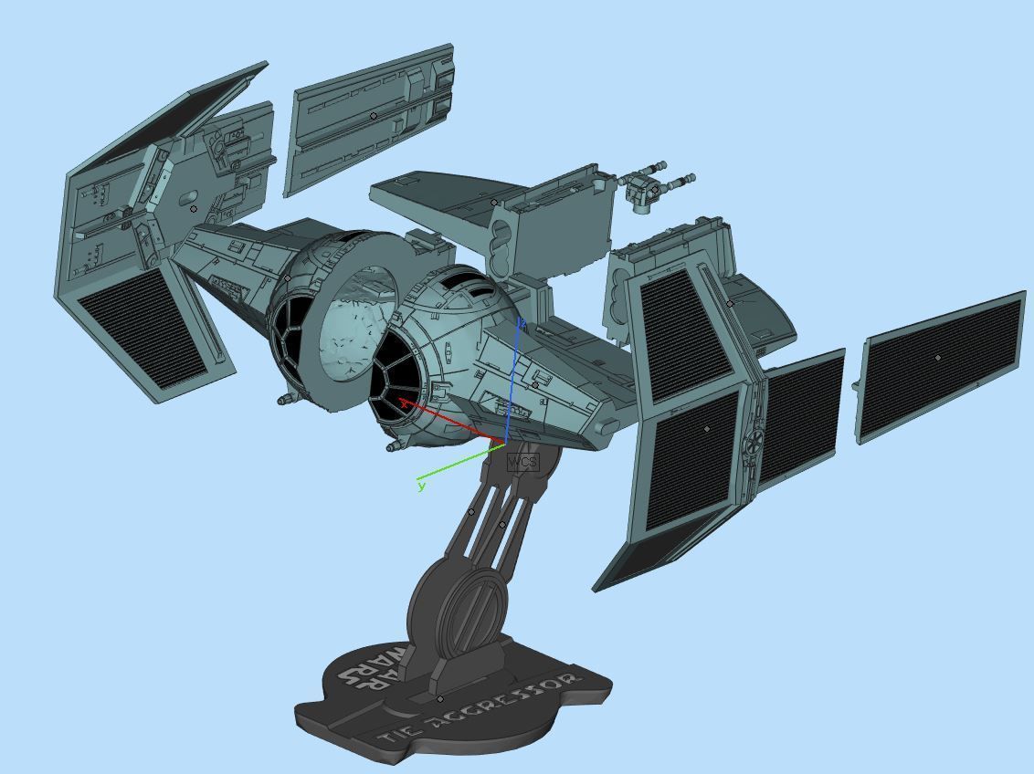 TIE AGGRESSOR STAR WARS 3D print model_5