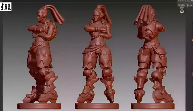 Overwatch Lucio STL and OBJ