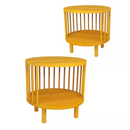 SKLUM Connery Natural Bamboo Bedside Table