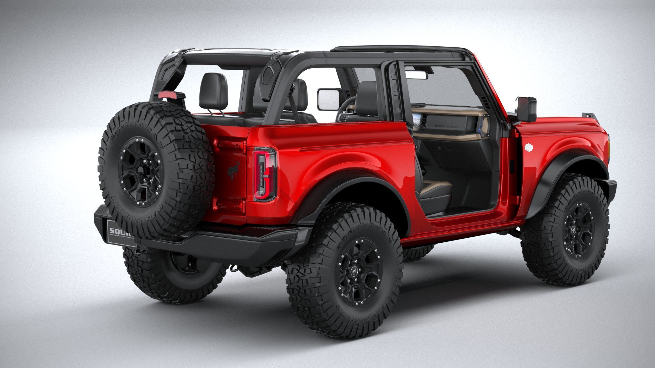 Bronco Wildtrak 2-door 2021 3D model_37