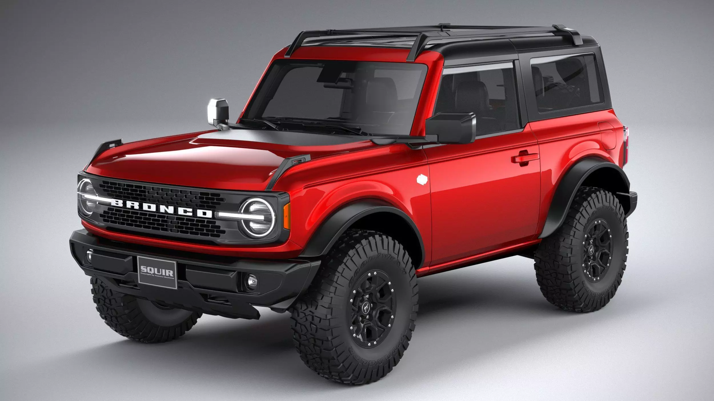 Bronco Wildtrak 2-door 2021 3D model_0
