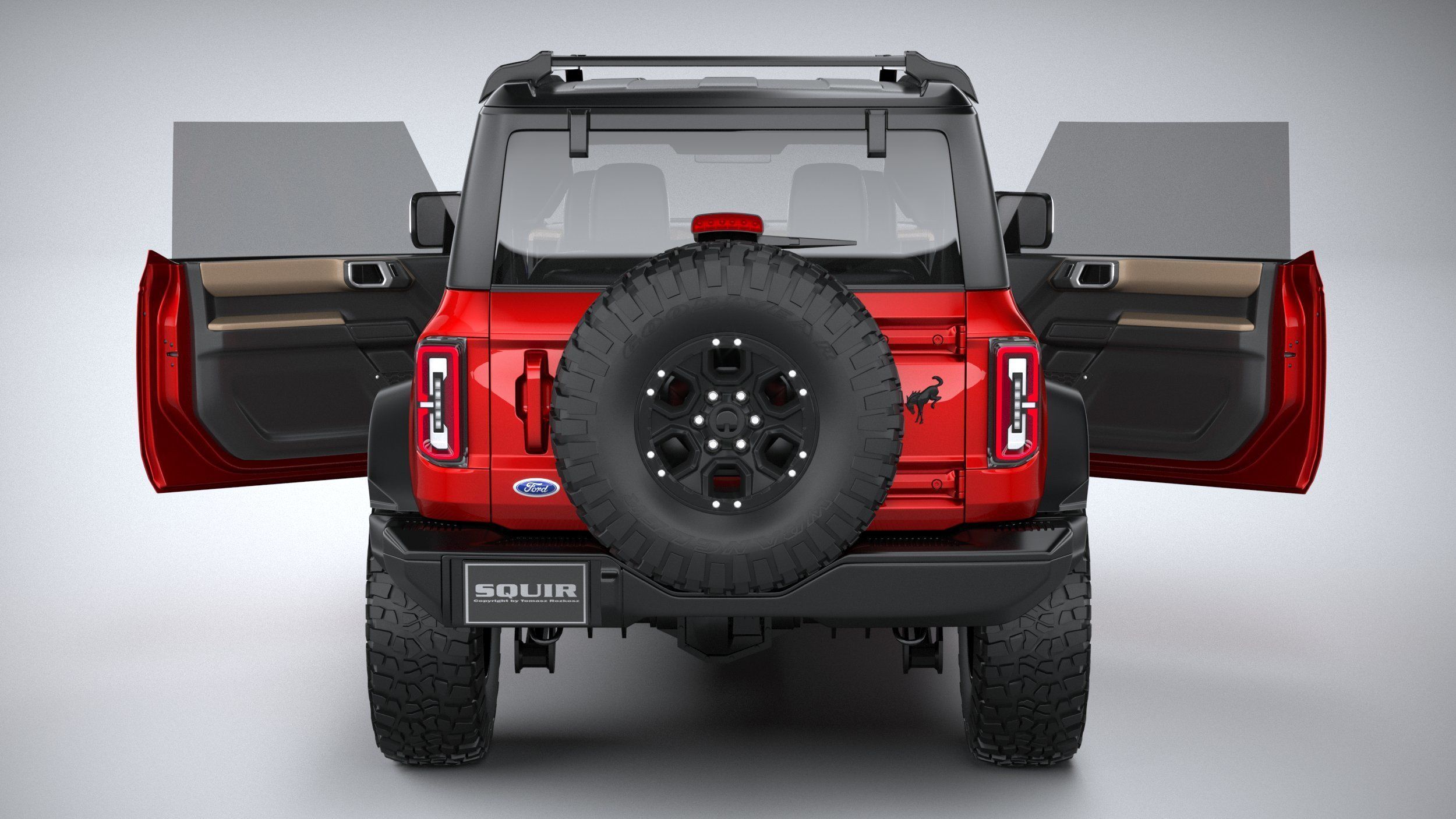 Bronco Wildtrak 2-door 2021 3D model_22