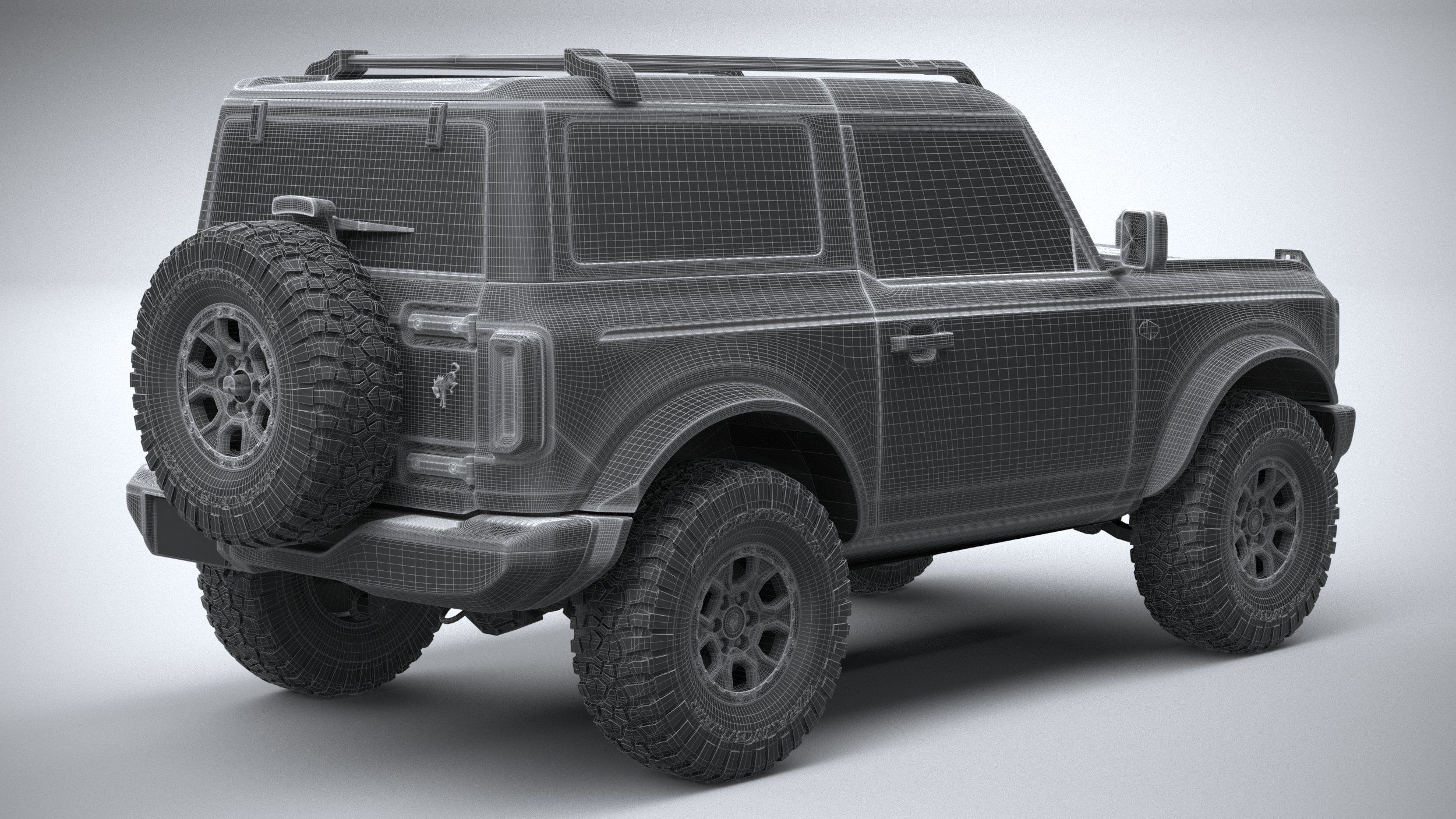 Bronco Wildtrak 2-door 2021 3D model_46