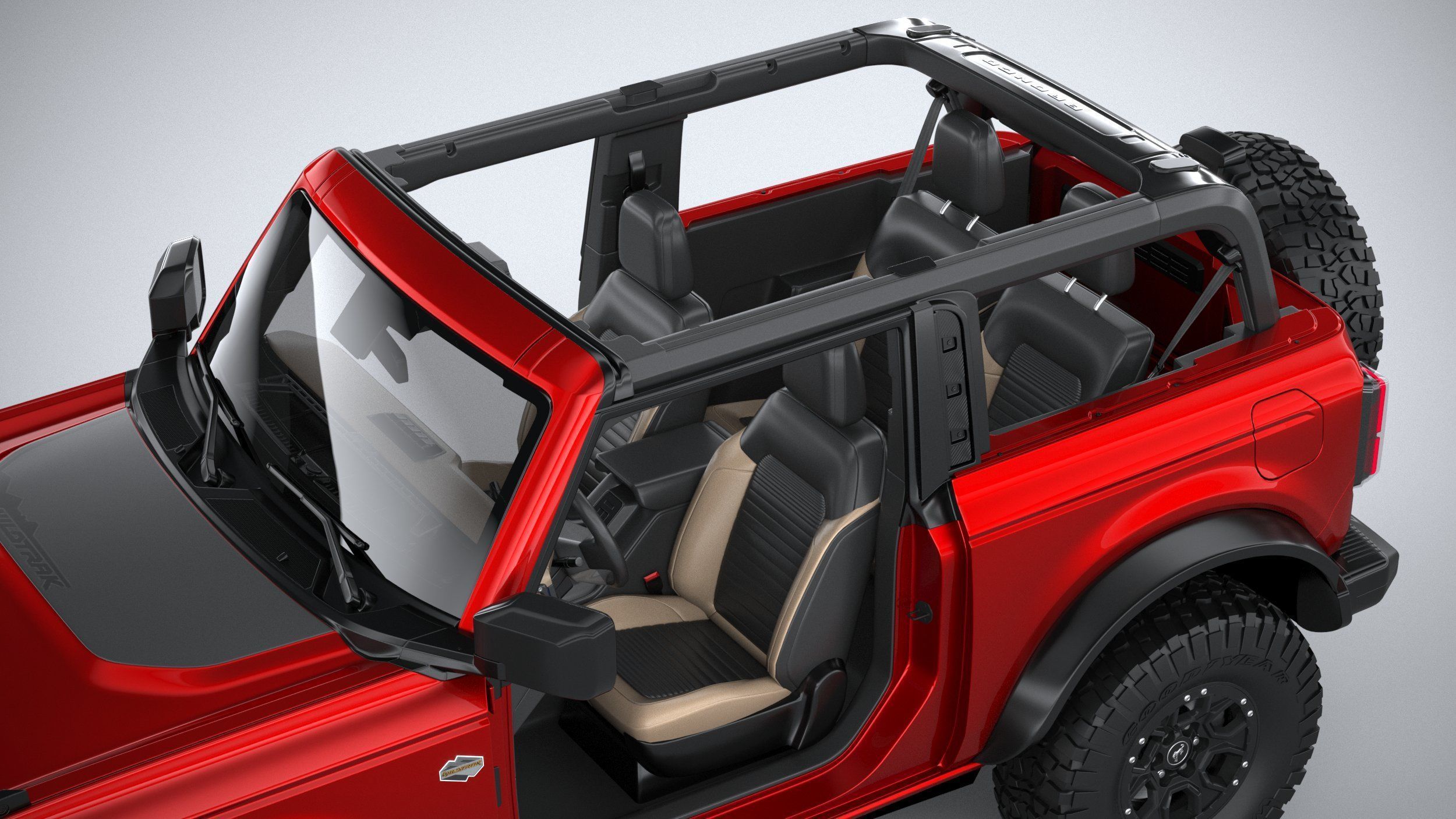 Bronco Wildtrak 2-door 2021 3D model_41