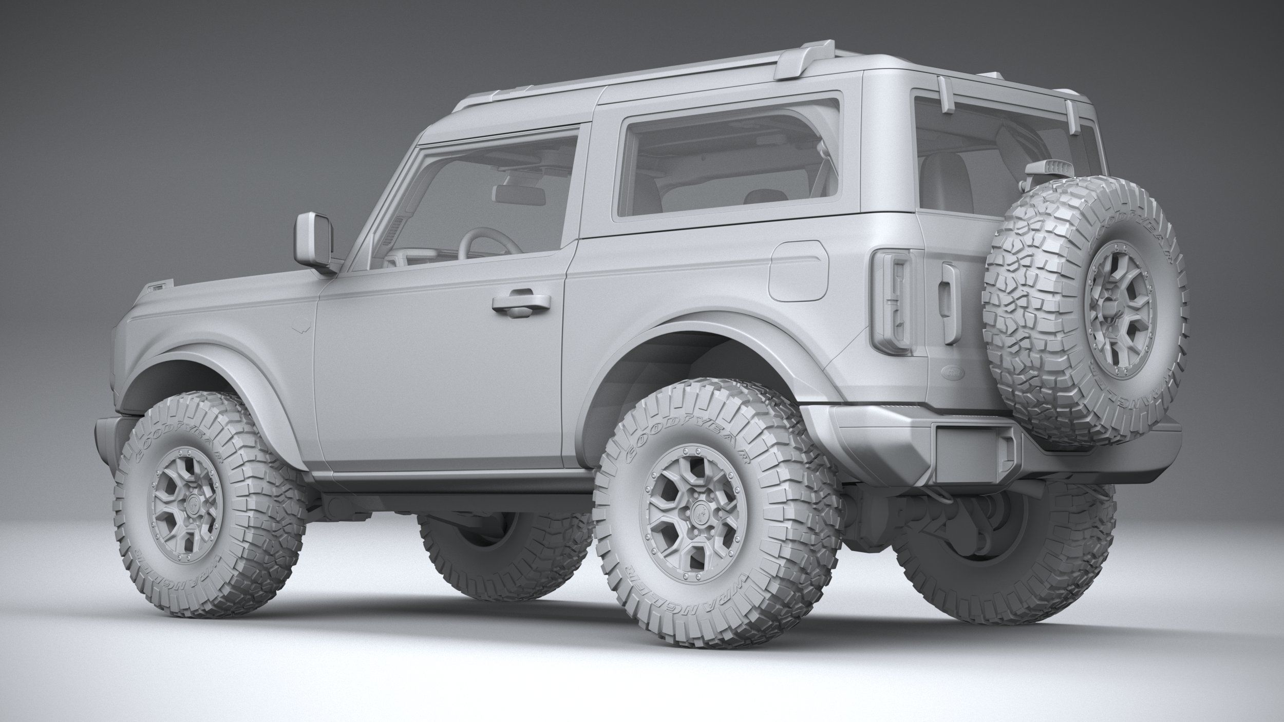 Bronco Wildtrak 2-door 2021 3D model_23