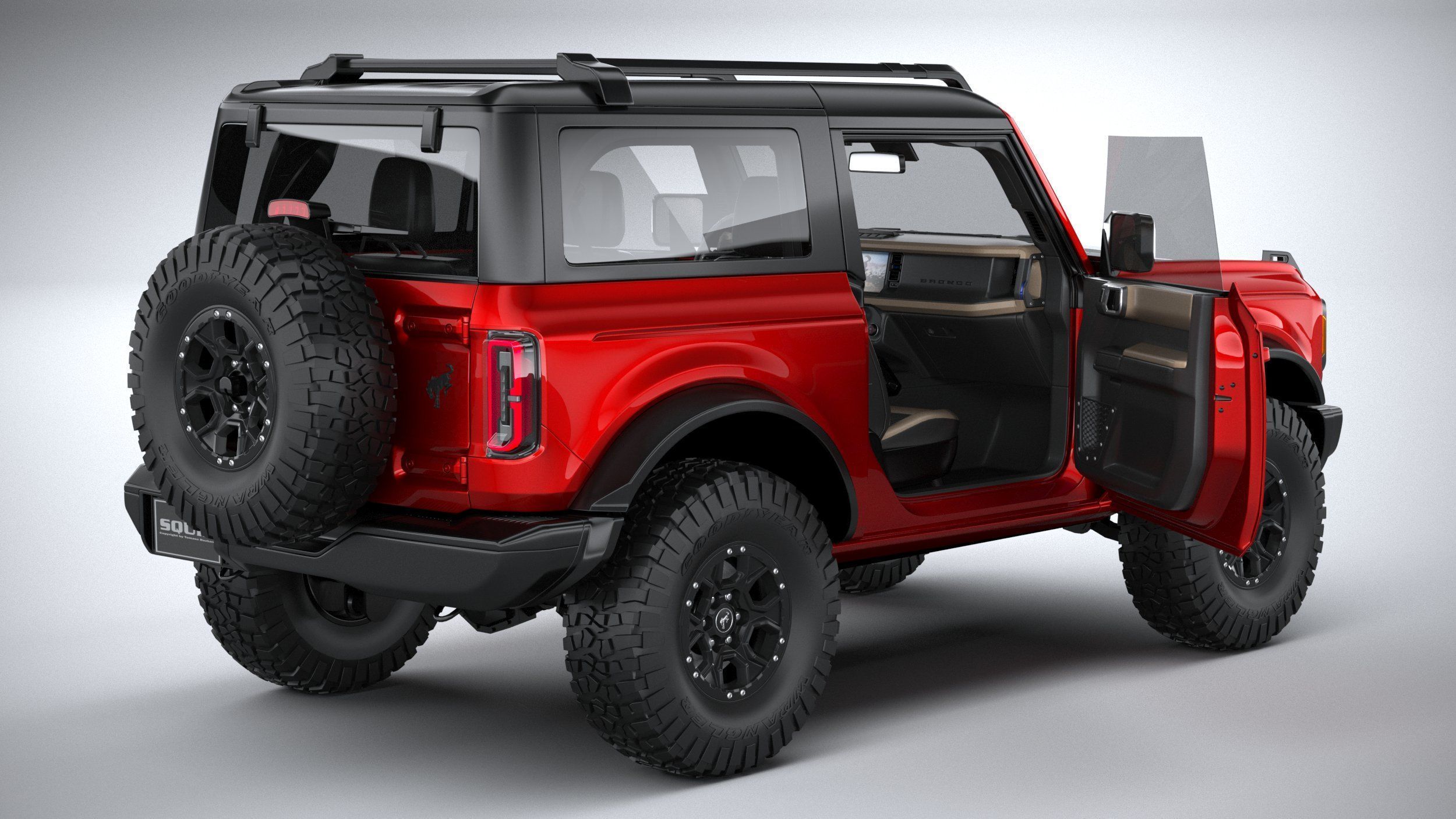 Bronco Wildtrak 2-door 2021 3D model_27