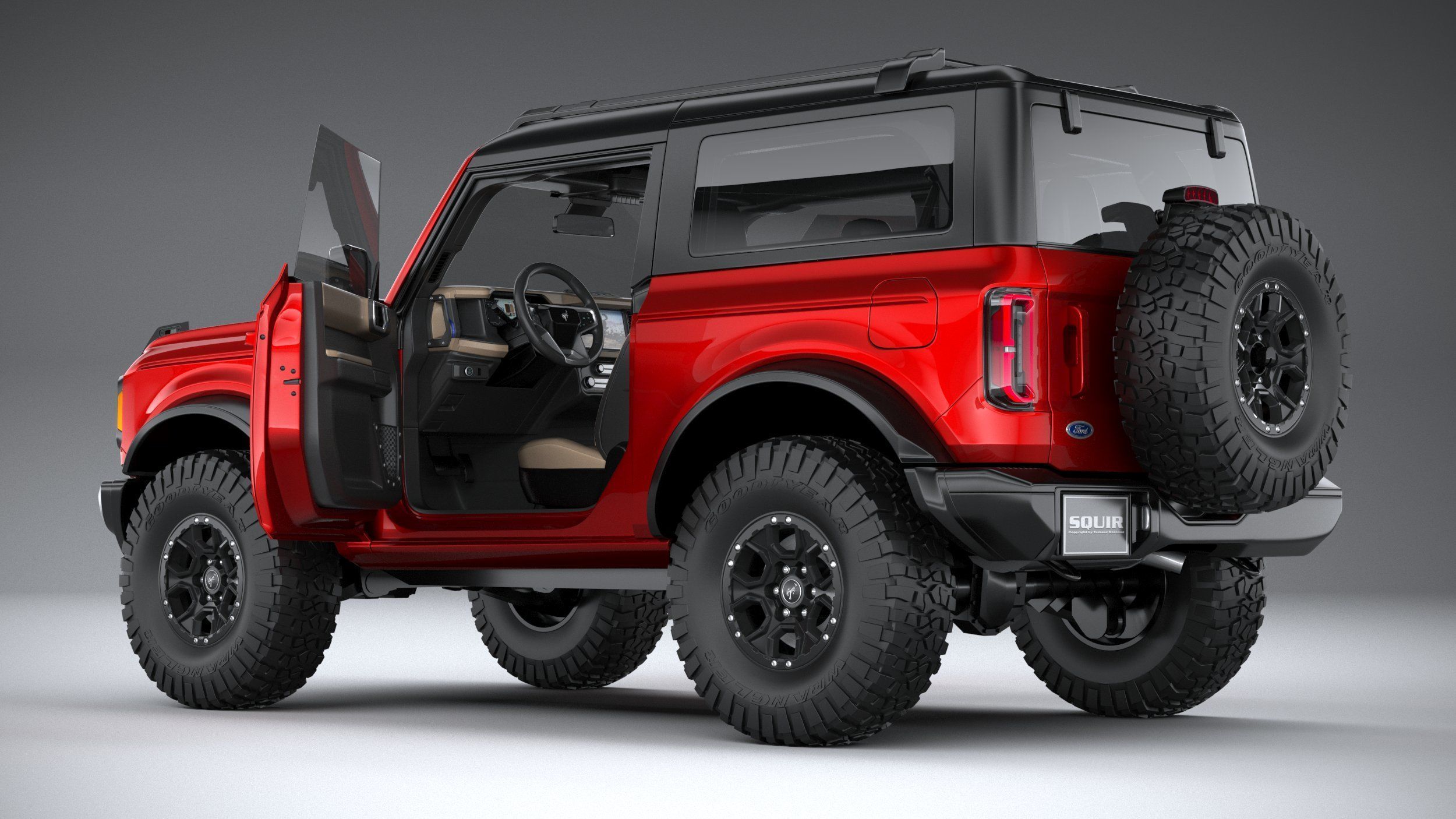 Bronco Wildtrak 2-door 2021 3D model_24