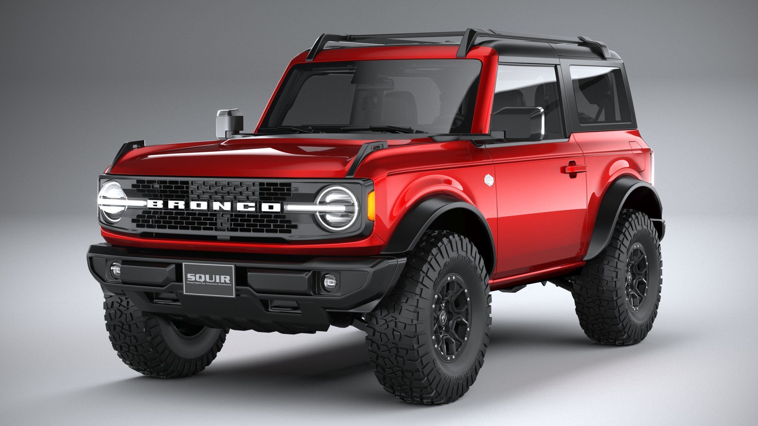 Bronco Wildtrak 2-door 2021 3D model_3
