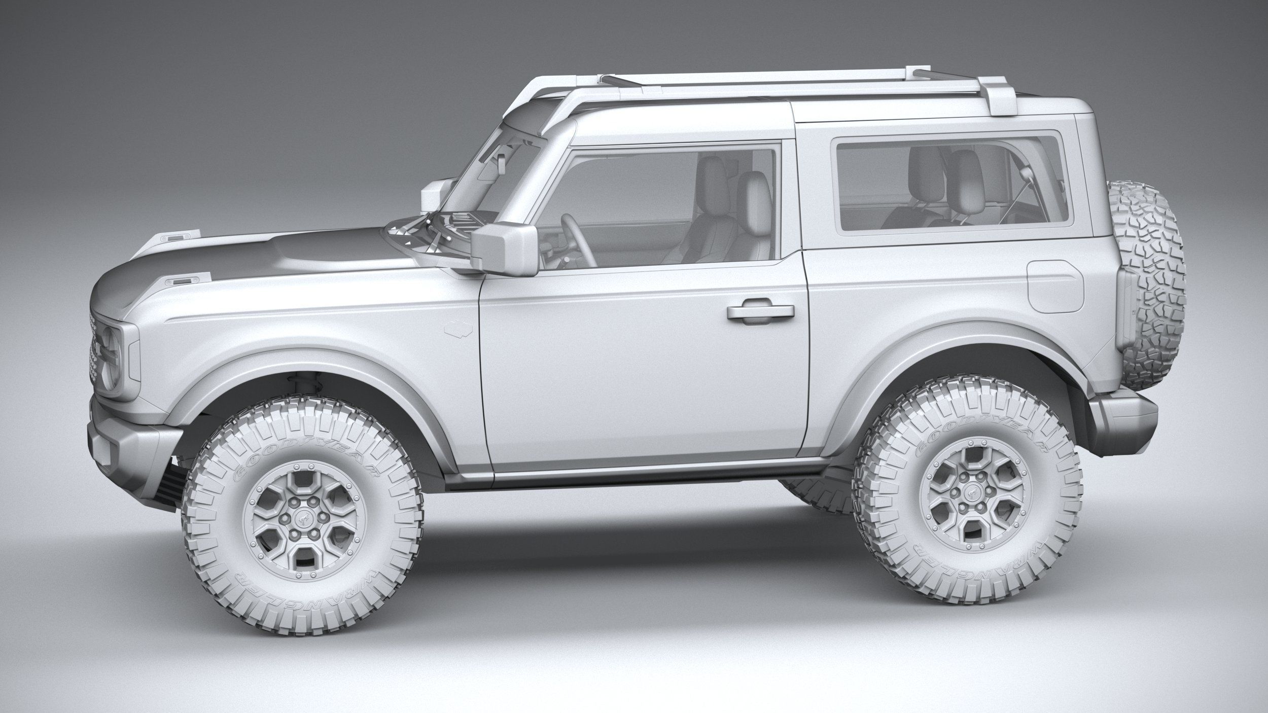 Bronco Wildtrak 2-door 2021 3D model_25