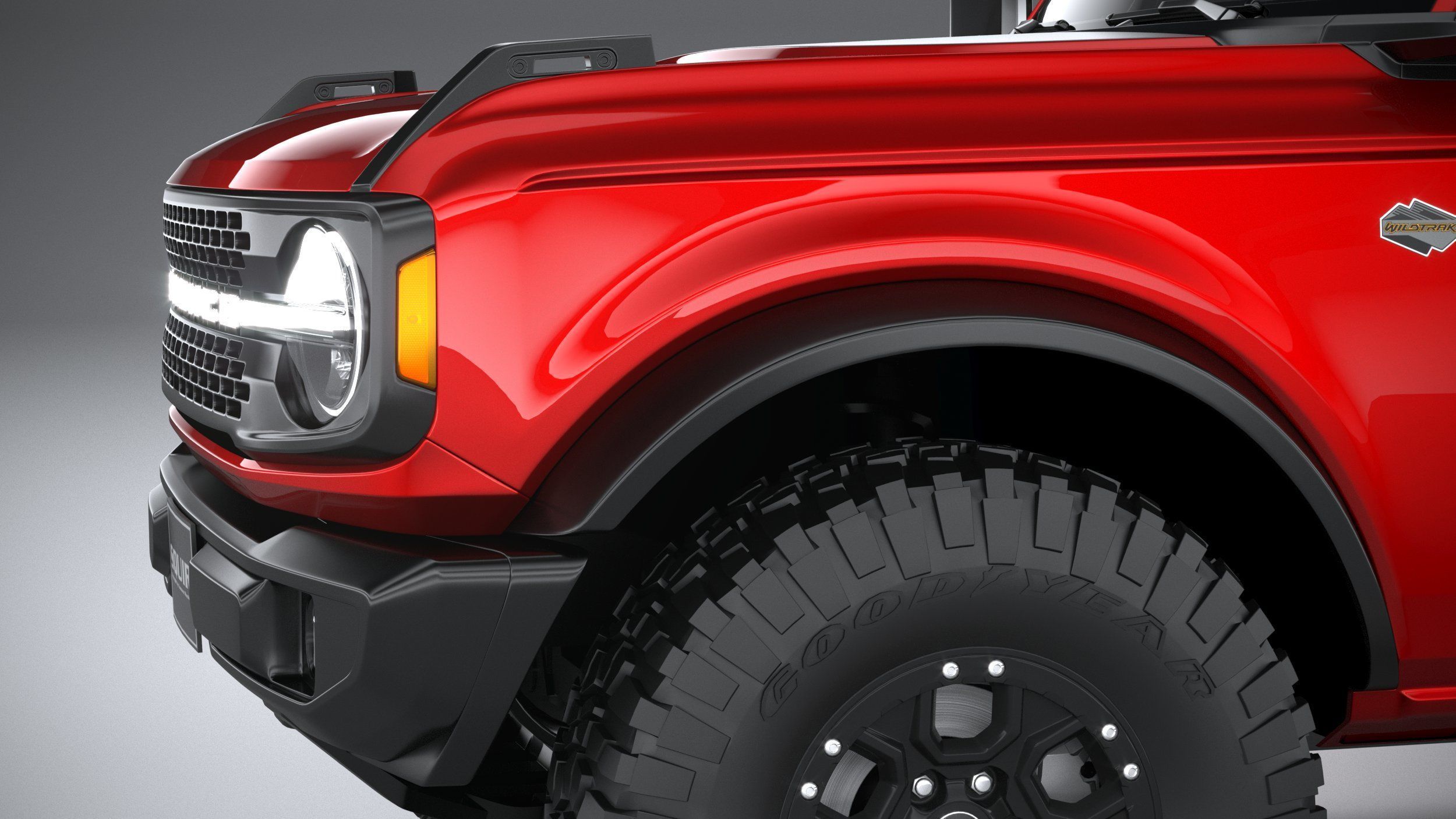 Bronco Wildtrak 2-door 2021 3D model_2