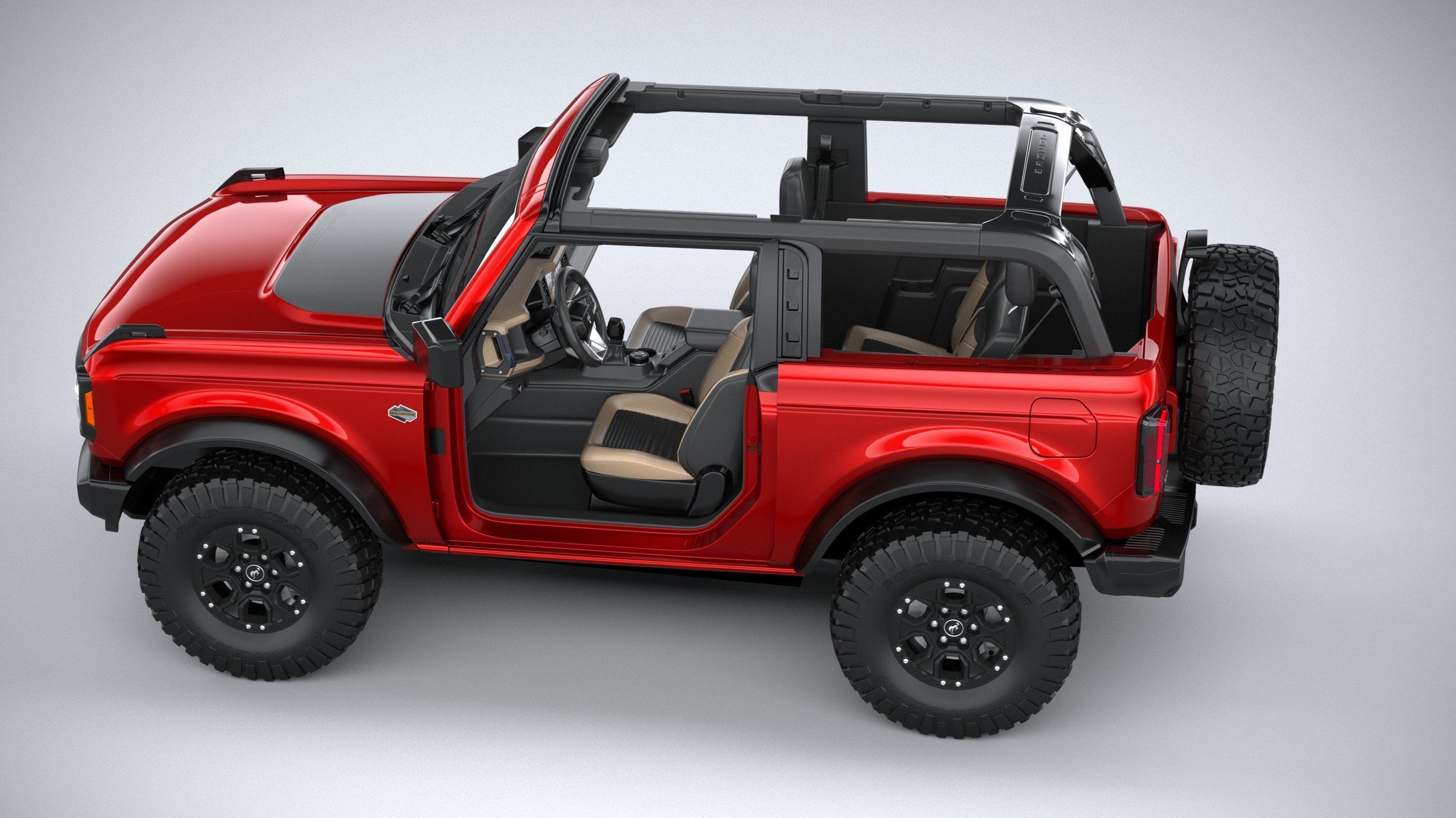 Bronco Wildtrak 2-door 2021 3D model_38