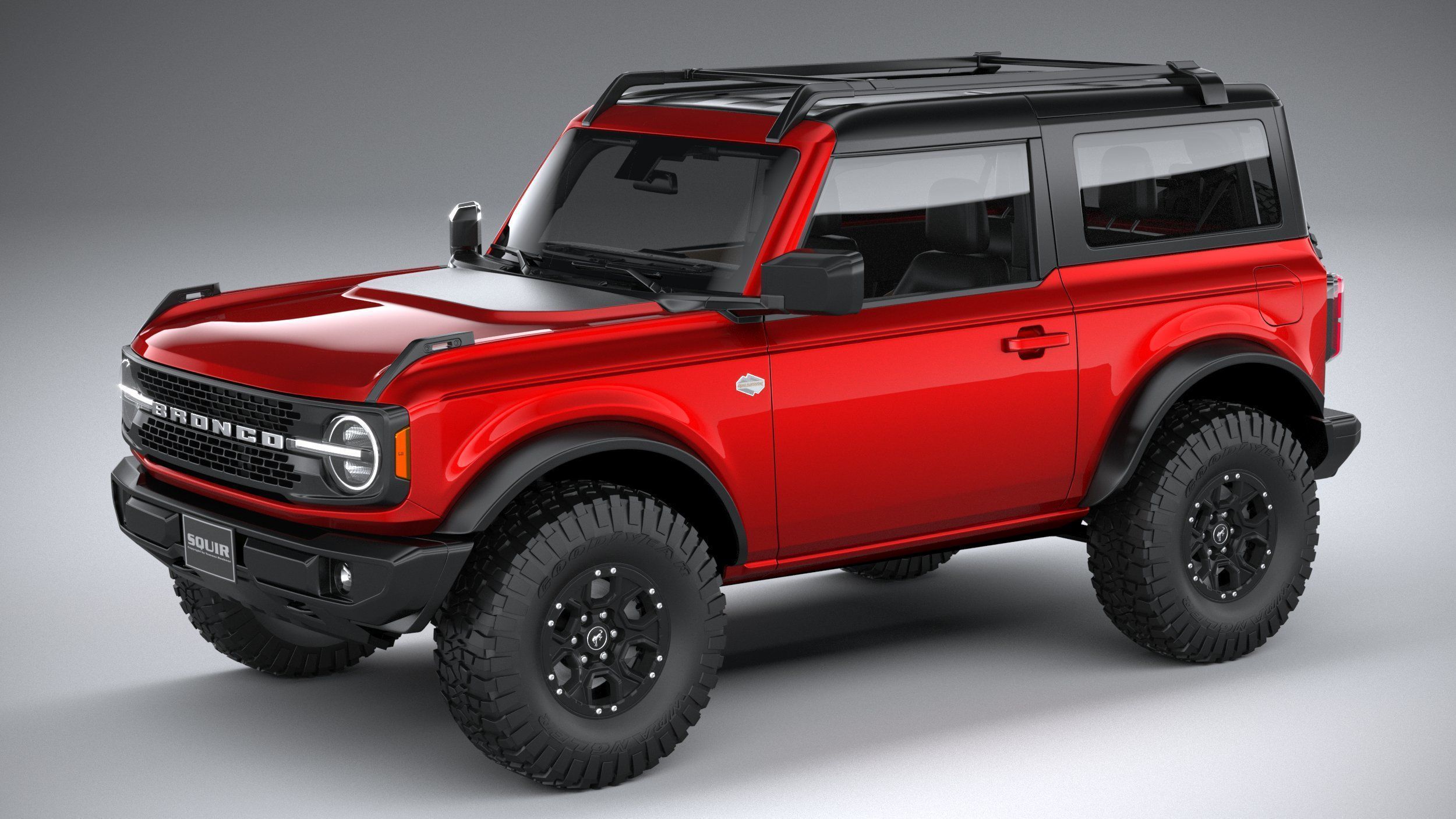 Bronco Wildtrak 2-door 2021 3D model_16