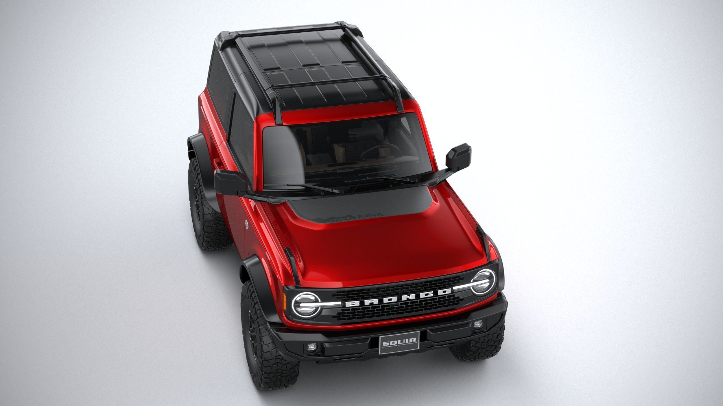 Bronco Wildtrak 2-door 2021 3D model_10