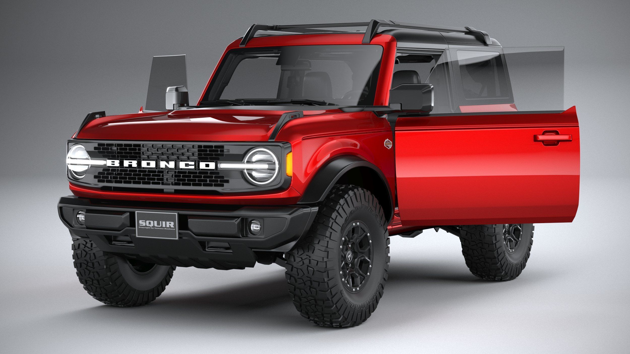 Bronco Wildtrak 2-door 2021 3D model_29