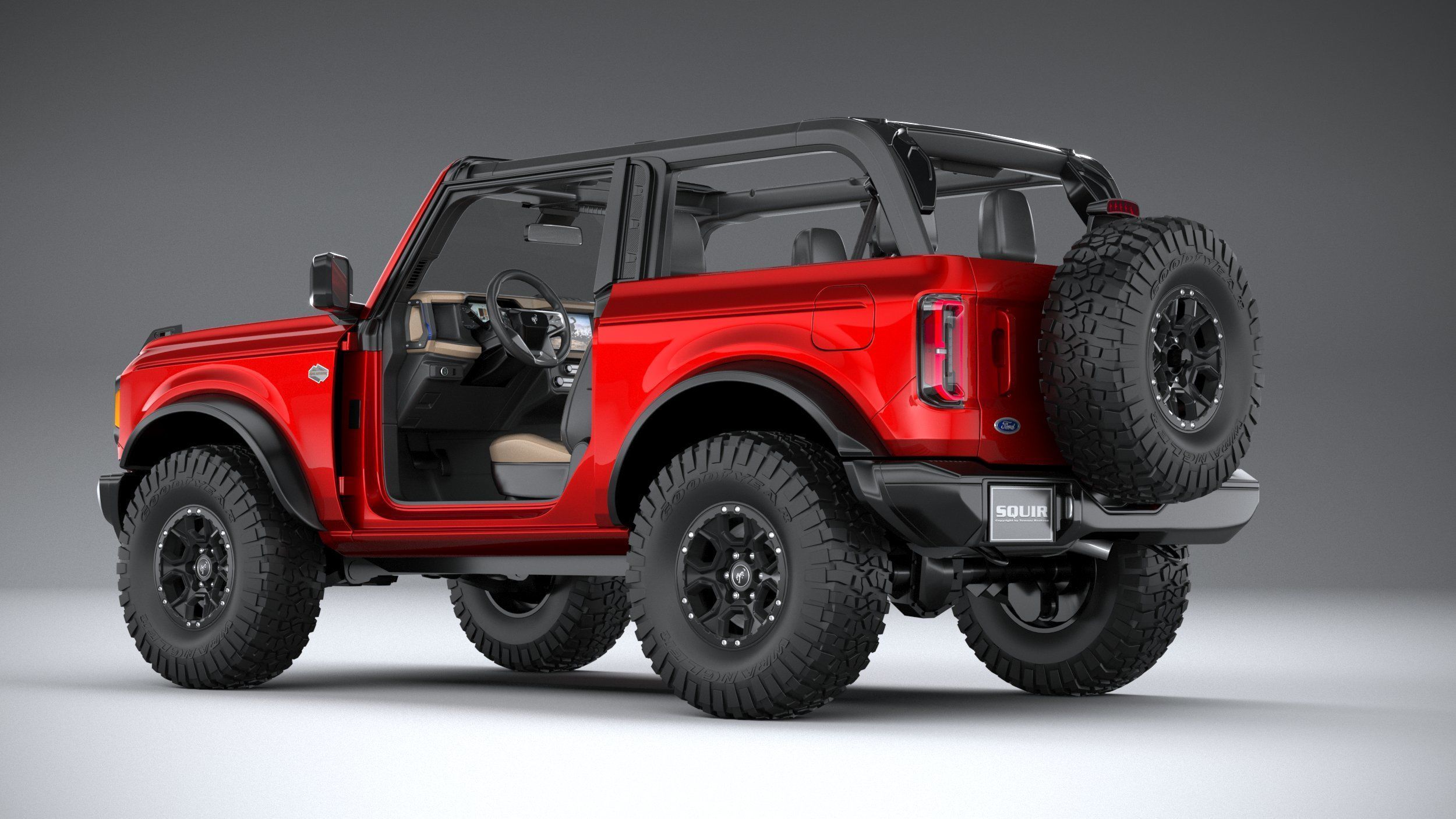 Bronco Wildtrak 2-door 2021 3D model_33