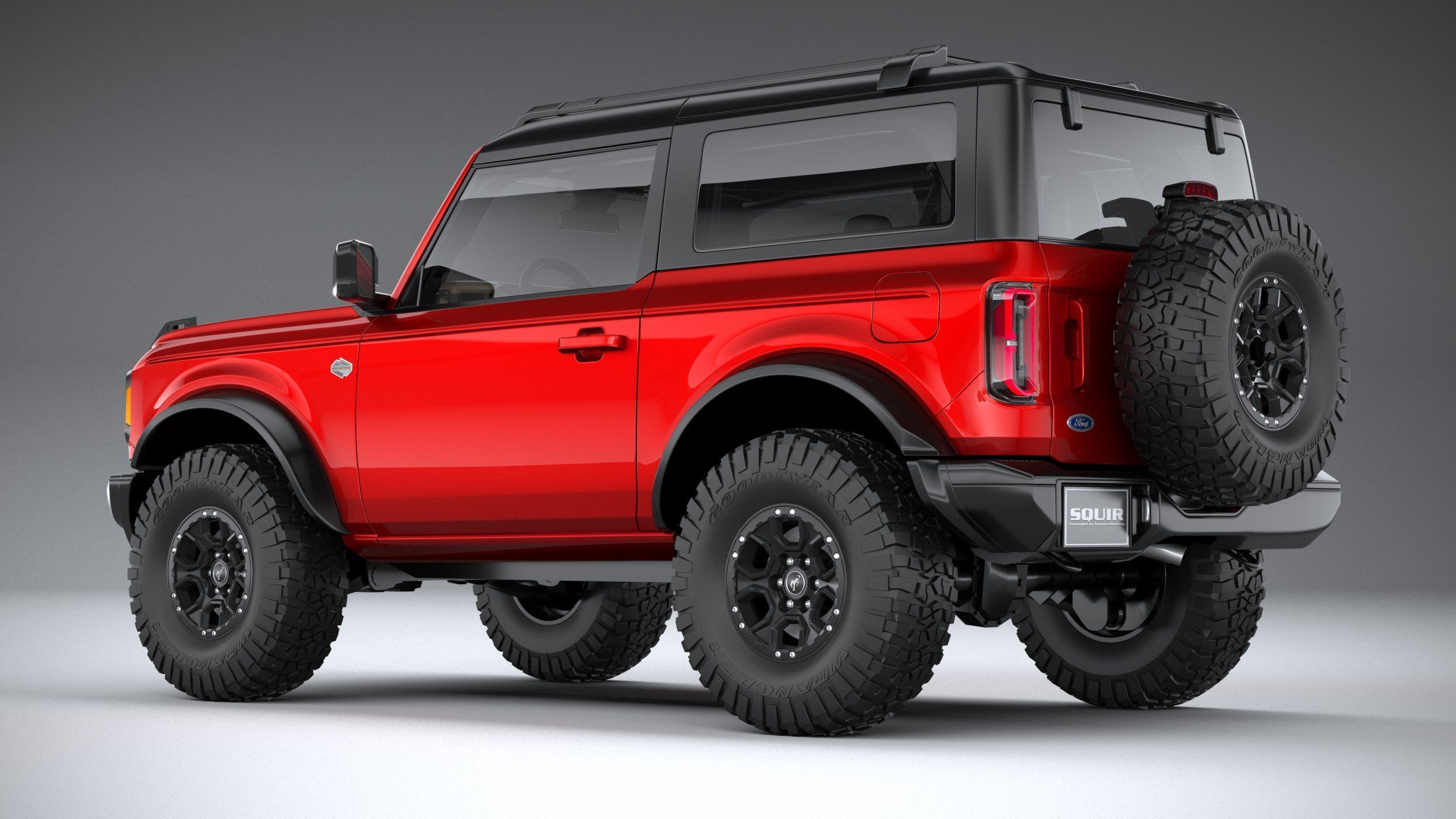 Bronco Wildtrak 2-door 2021 3D model_1