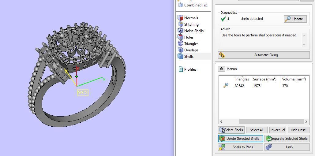 beautiful ring for daimonds 3D print model_21