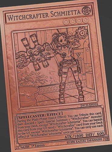 Witchcrafter Schmietta - yu-gi-oh Free 3D print model