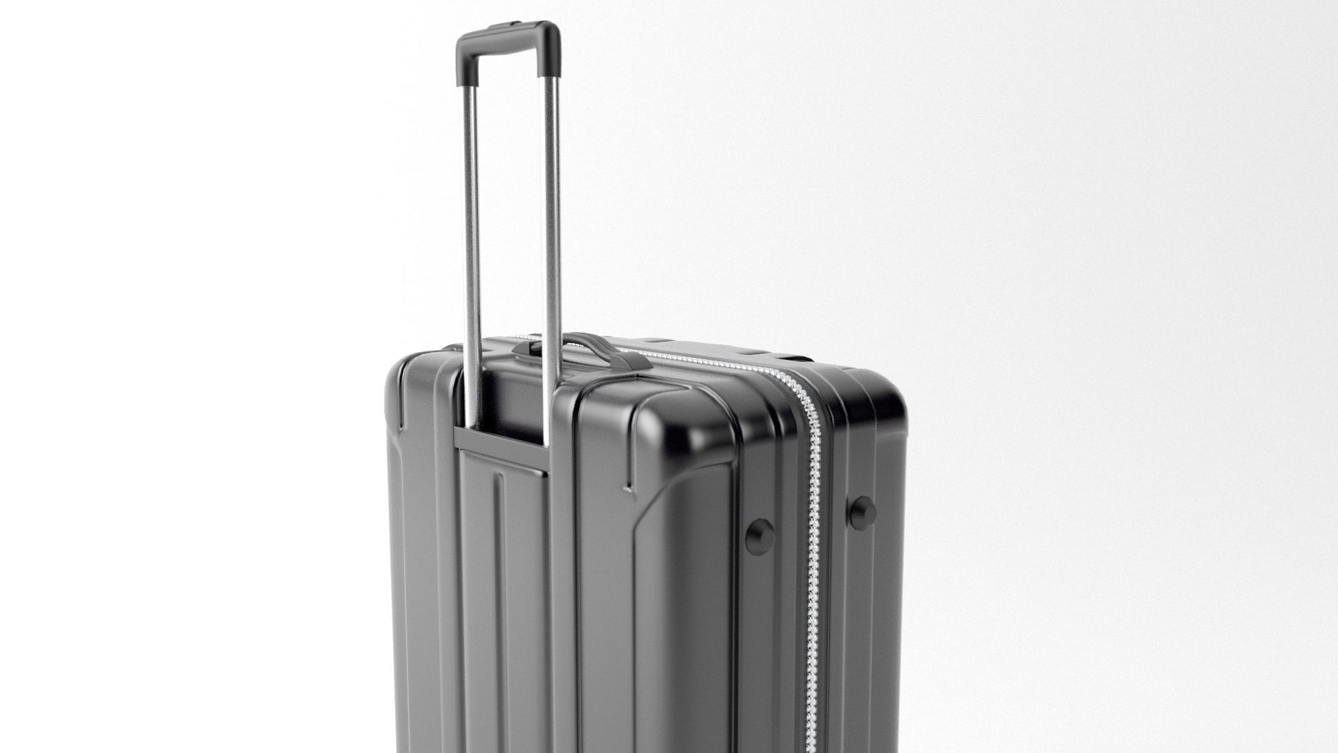 TRAVEL SUITCASE Low-poly 3D model_5