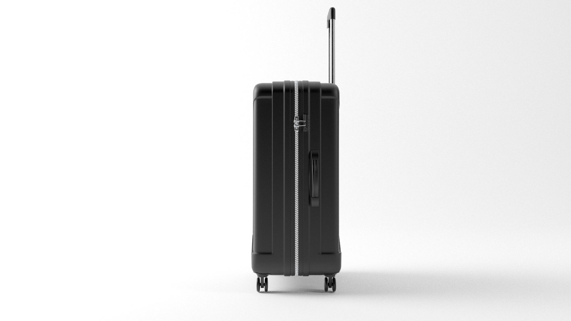 TRAVEL SUITCASE Low-poly 3D model_4