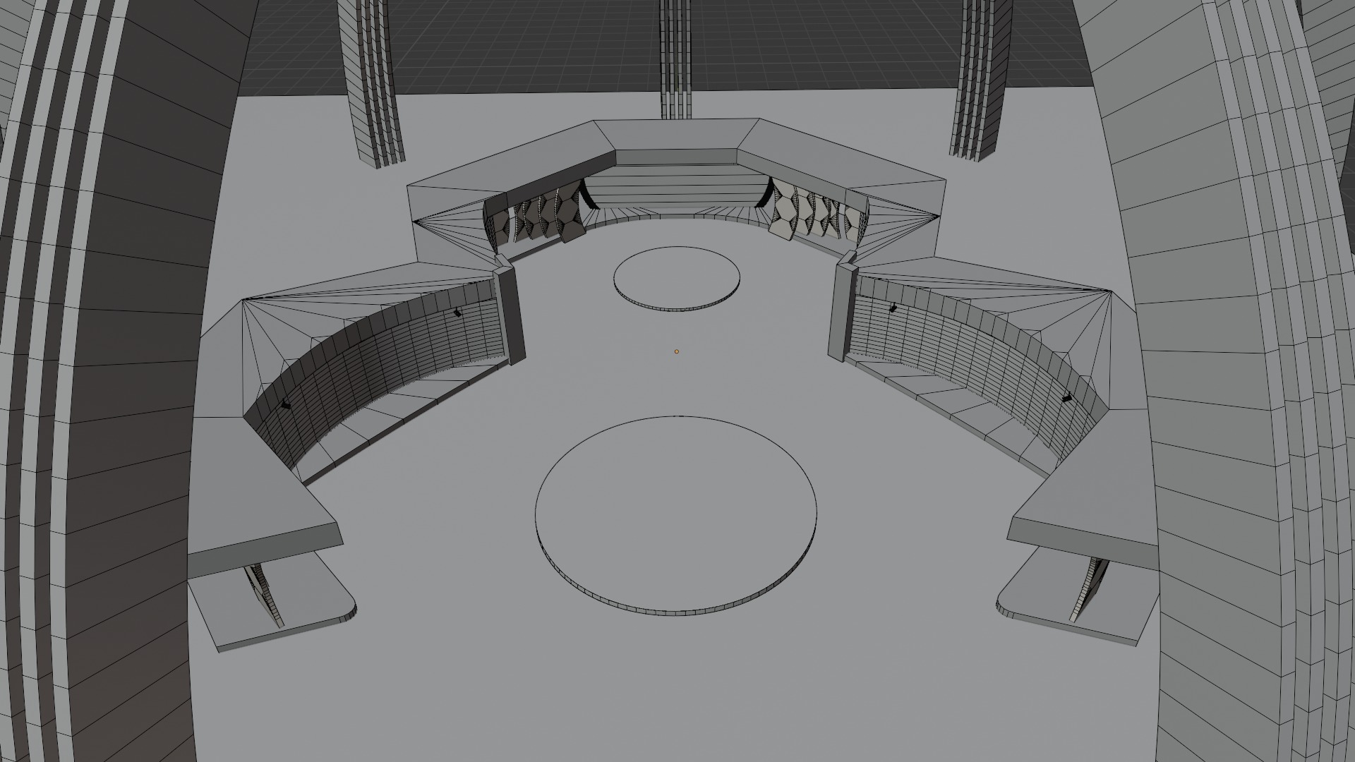 Virtual TV Studio 3D model_4