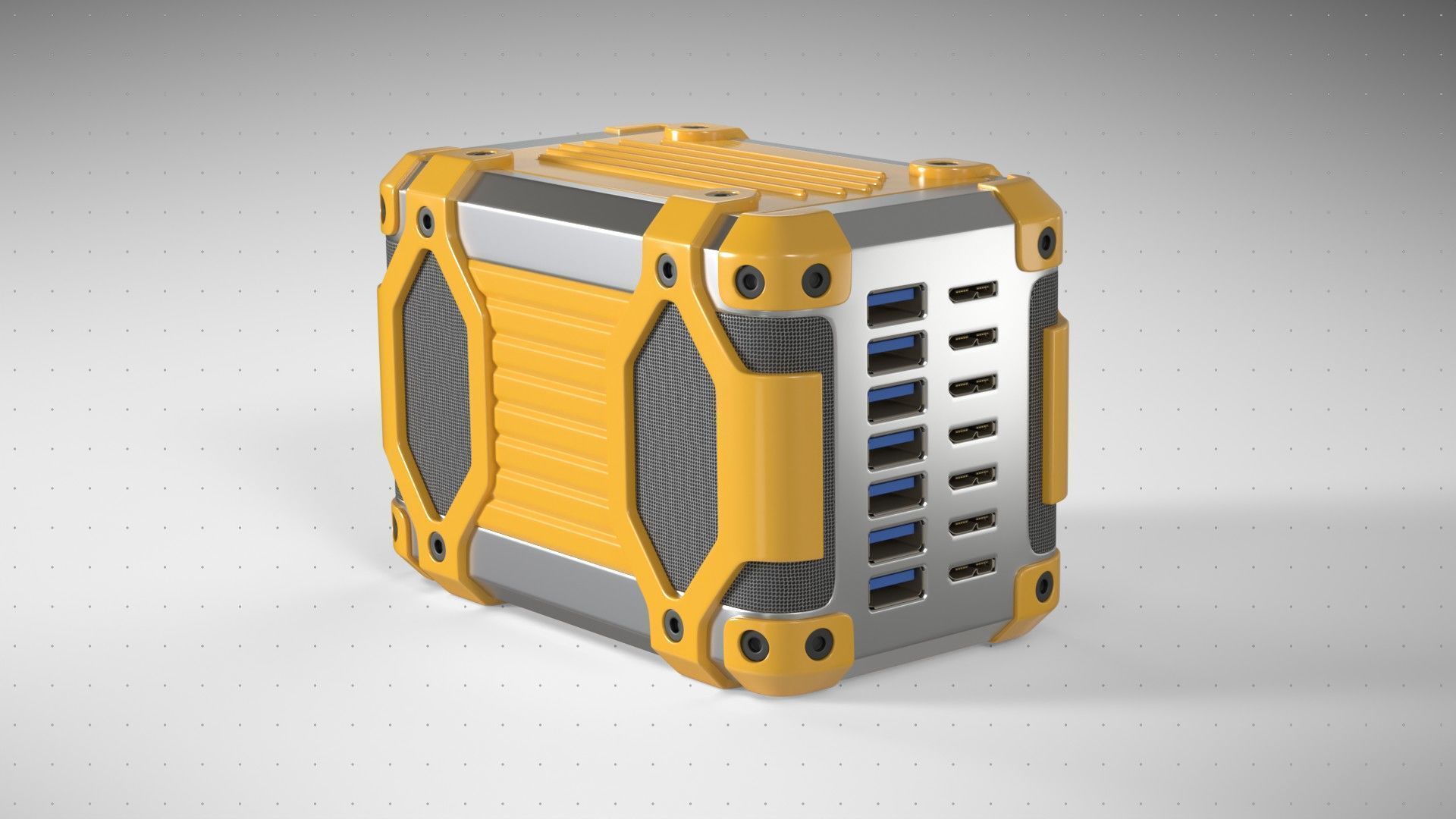 Hard Disk Drive HDD 3D model_2