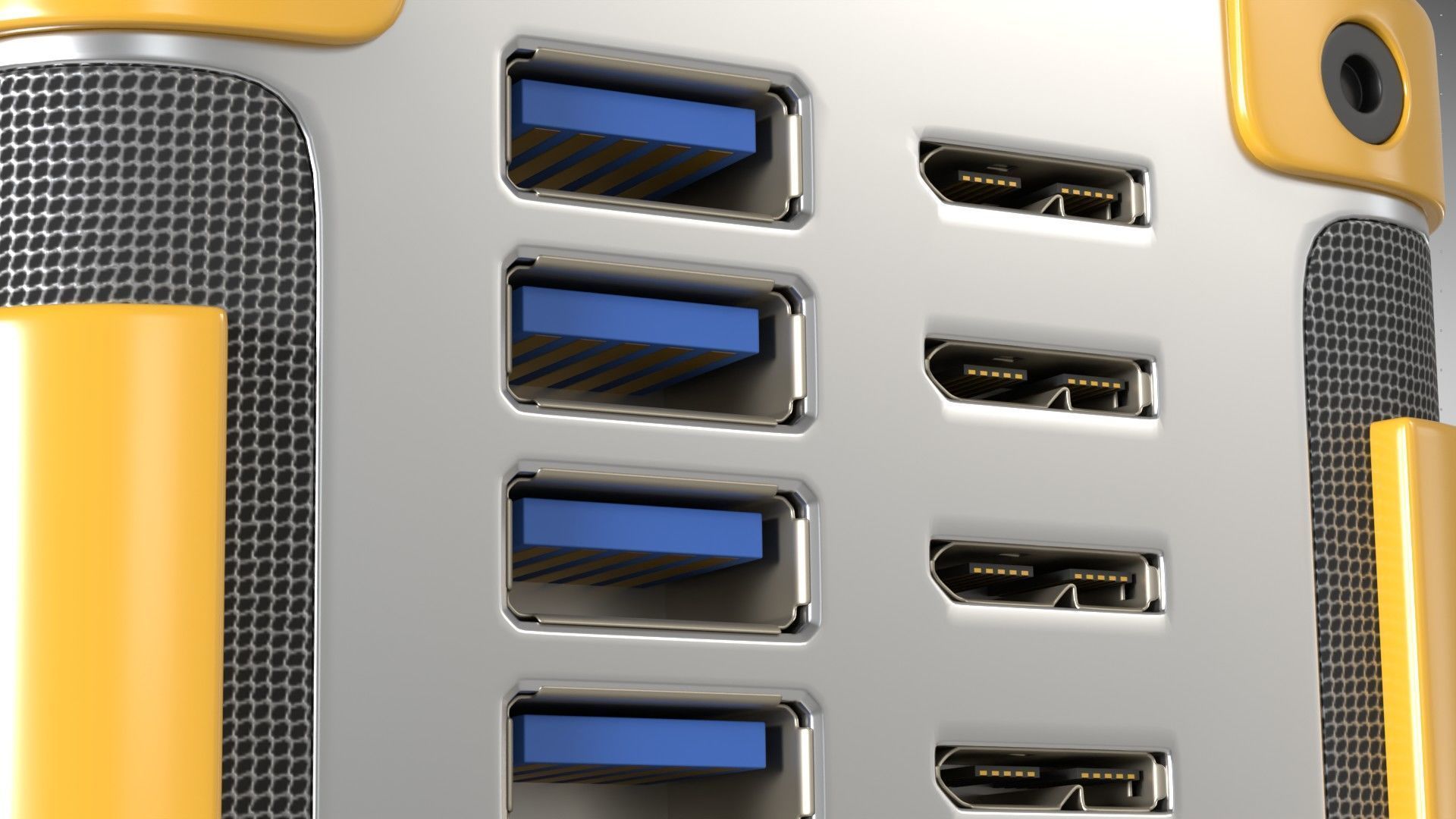 Hard Disk Drive HDD 3D model_4