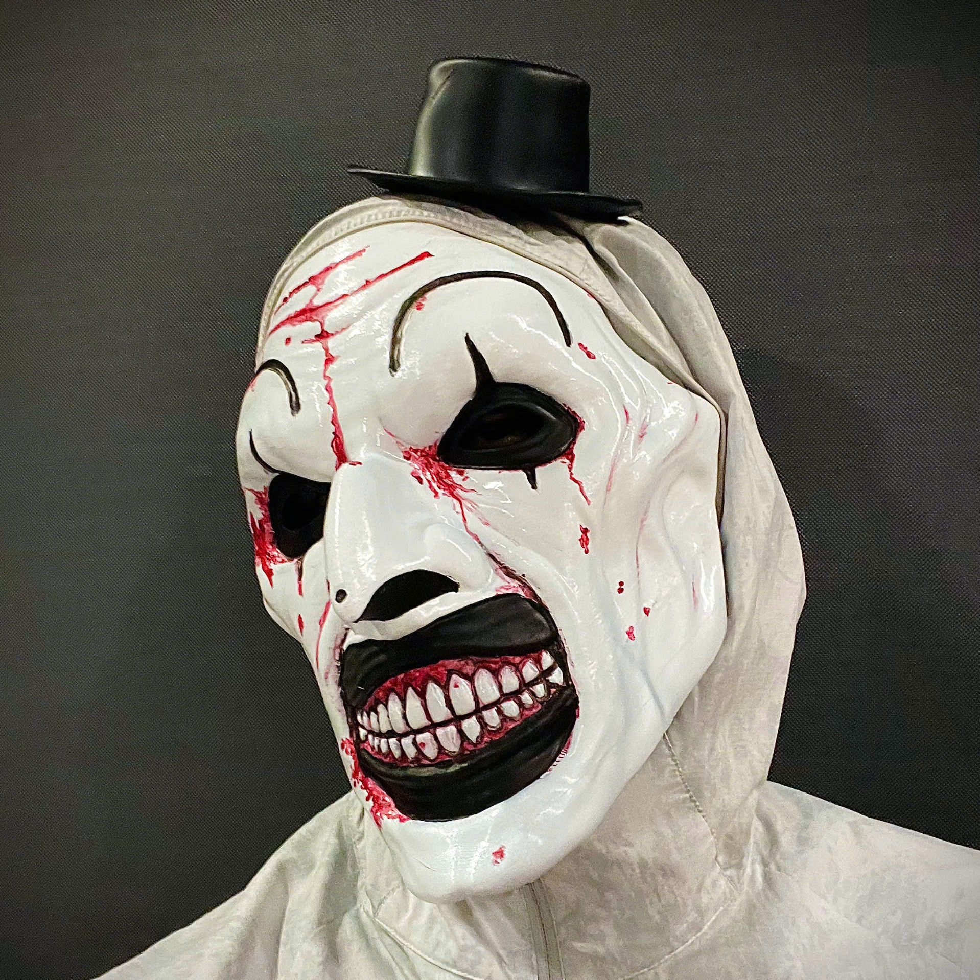 Art The Clown mask - Terrifier 3 Cosplay For Halloween 3D print model_4