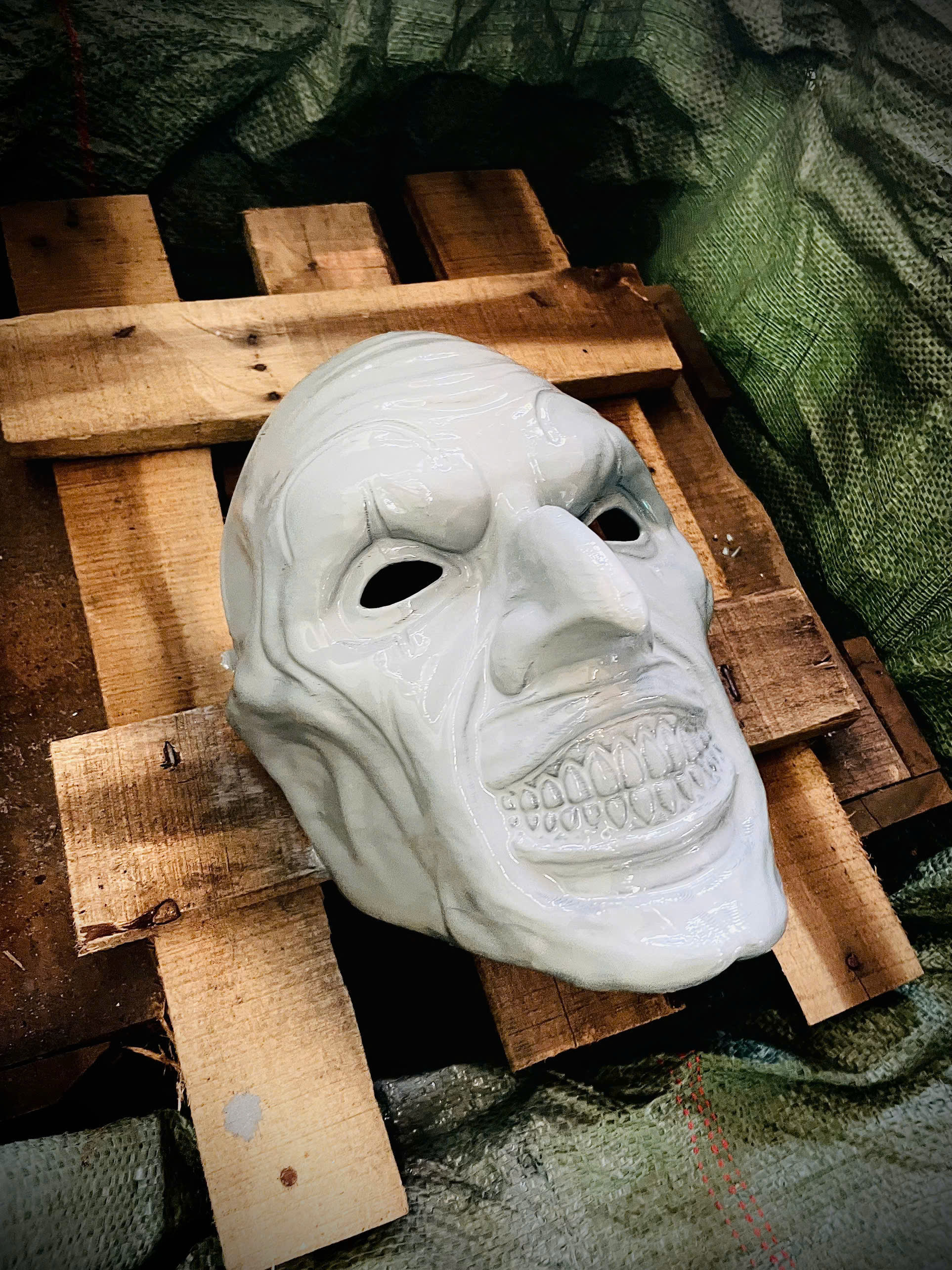 Art The Clown mask - Terrifier 3 Cosplay For Halloween 3D print model_14