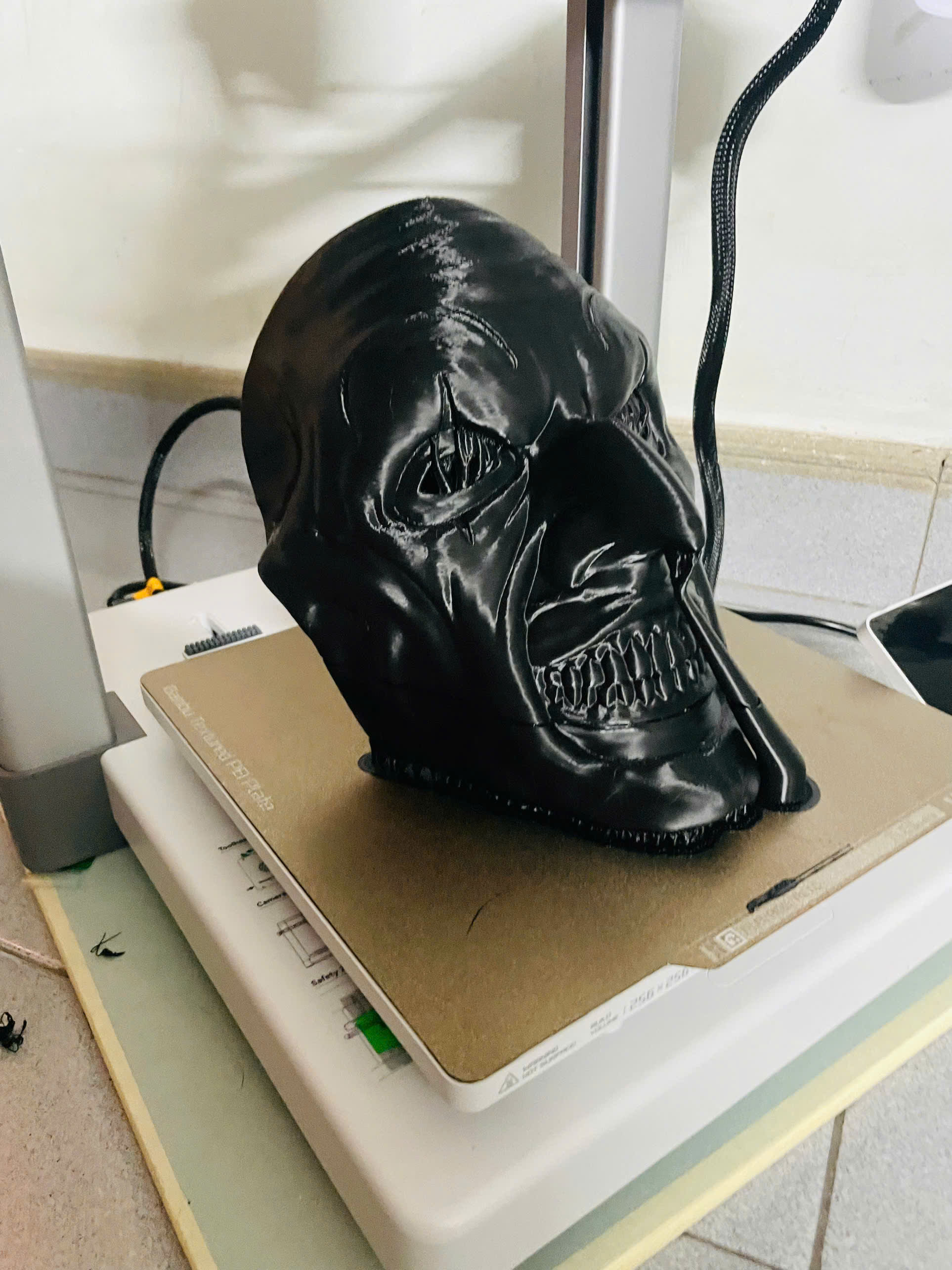 Art The Clown mask - Terrifier 3 Cosplay For Halloween 3D print model_16