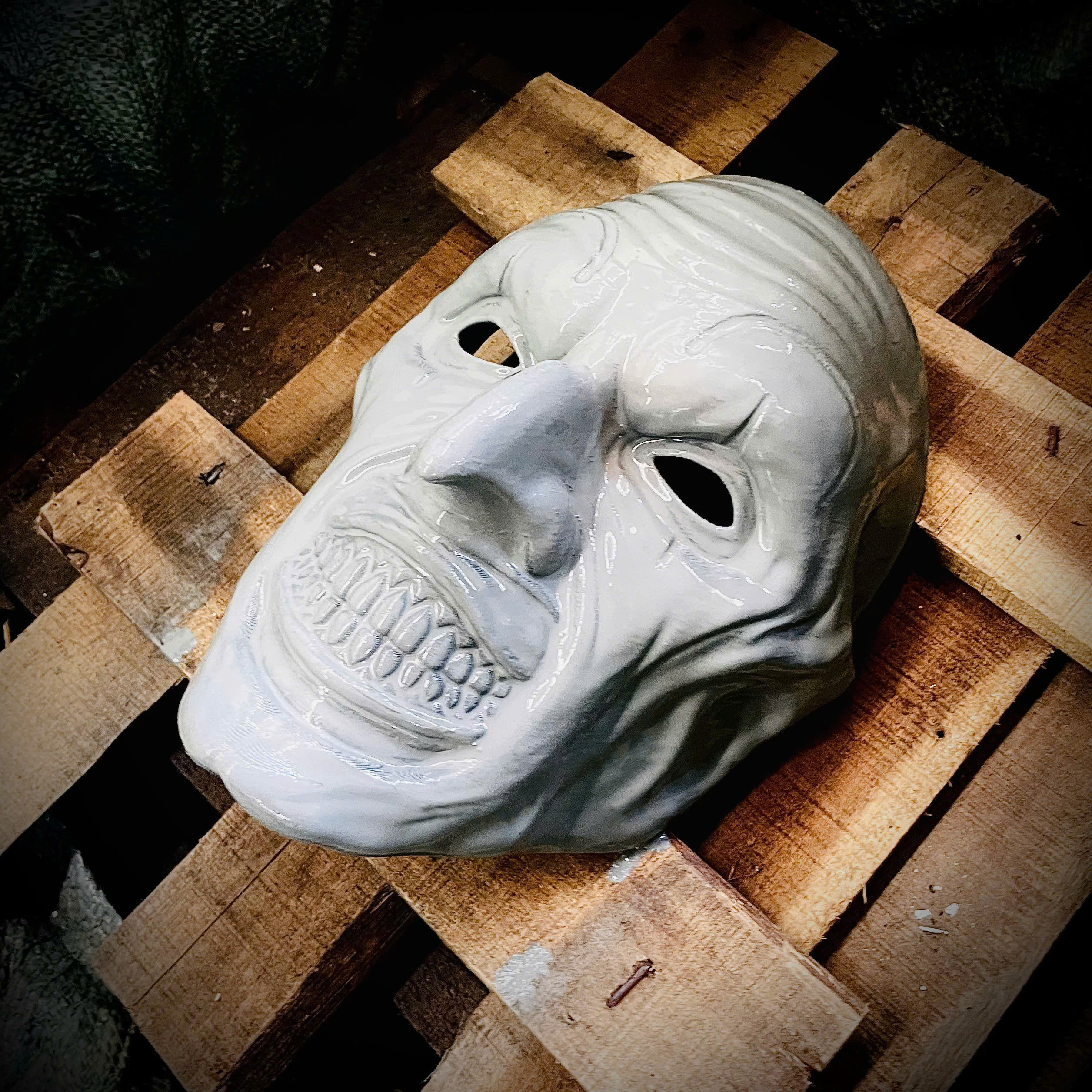 Art The Clown mask - Terrifier 3 Cosplay For Halloween 3D print model_15