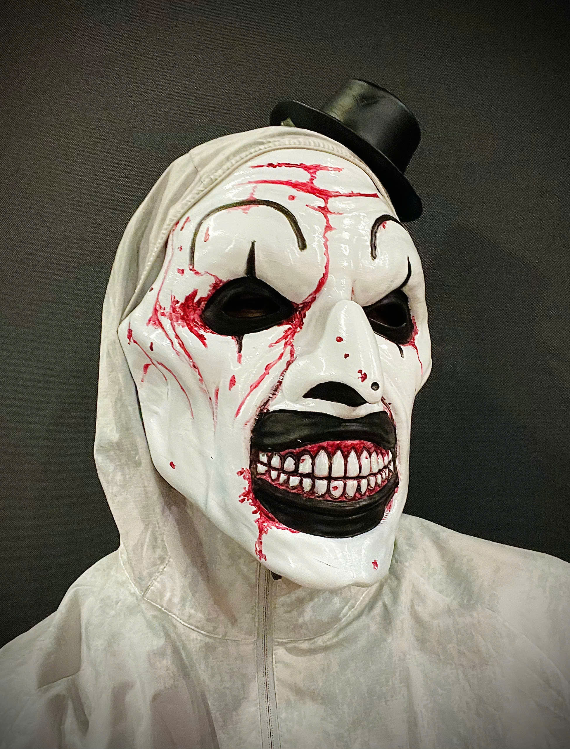 Art The Clown mask - Terrifier 3 Cosplay For Halloween 3D print model_3