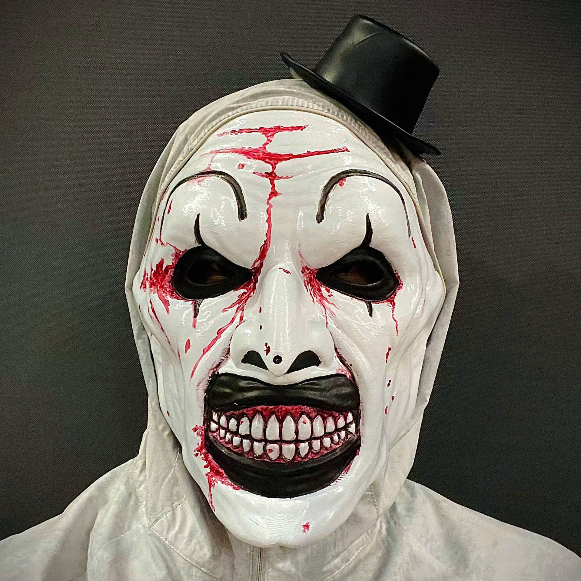 Art The Clown mask - Terrifier 3 Cosplay For Halloween 3D print model_2