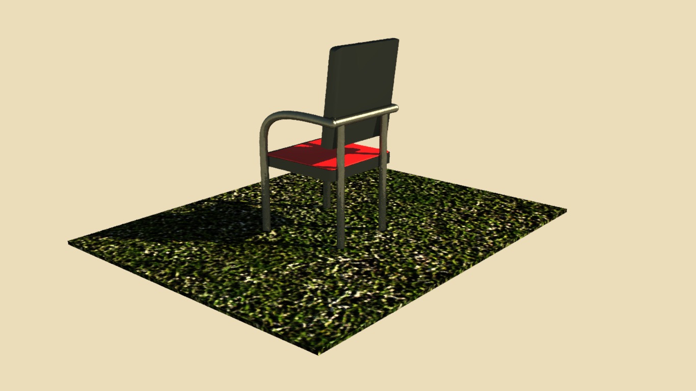 Coffee table Low-poly 3D model_4