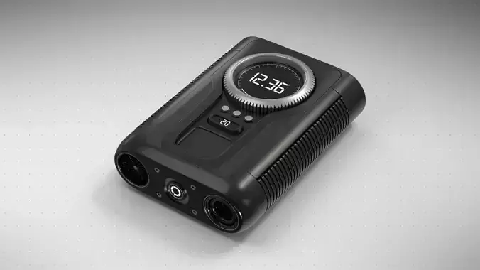 Portable Air Compressor 3D model