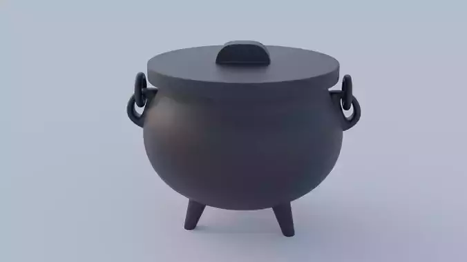 Witch Cauldron Bowl model for 3D printing