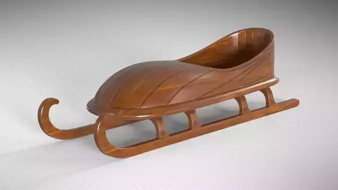 Skeleton Sled 3D model