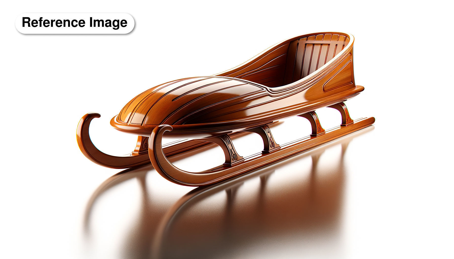 Skeleton Sled 3D model_5