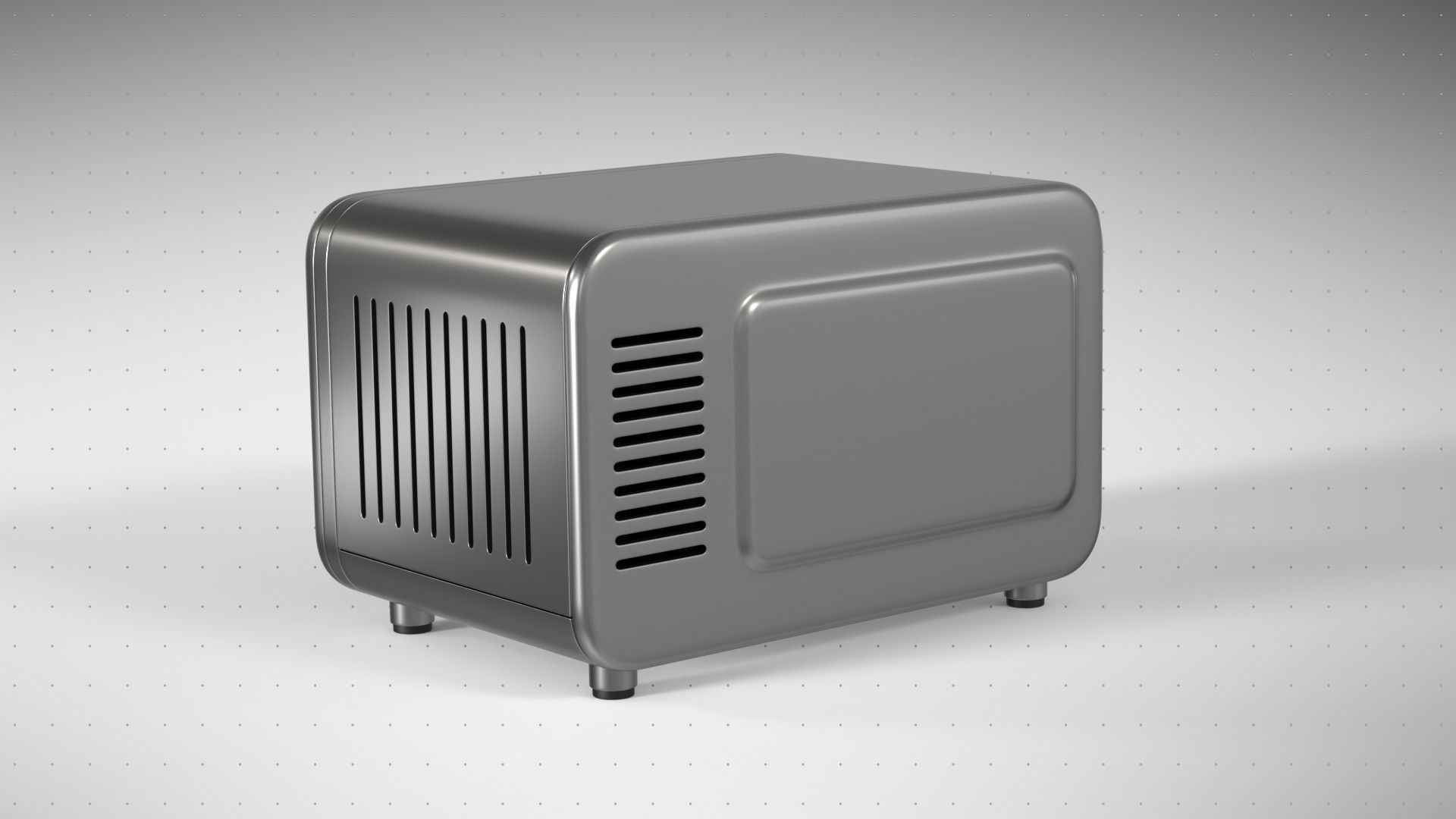 Toaster Oven 3D model_2