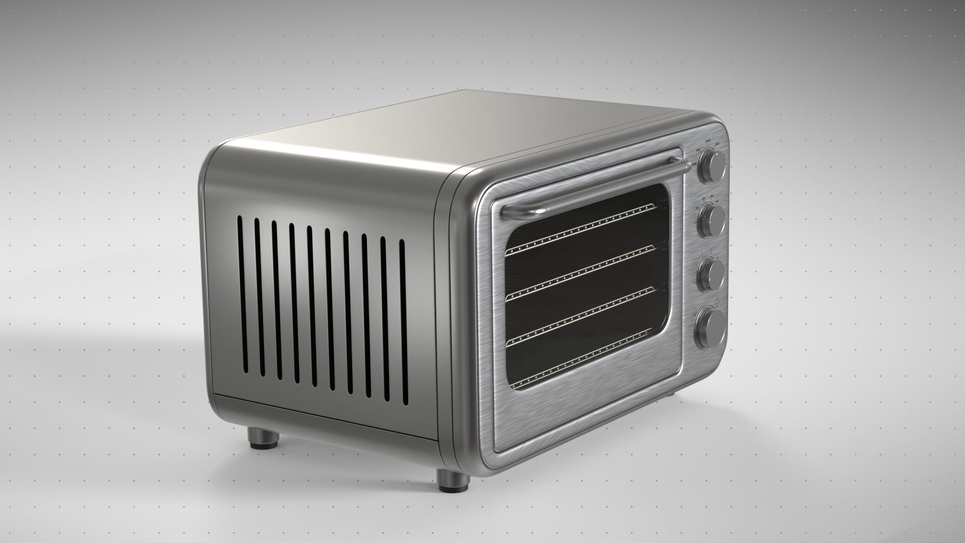 Toaster Oven 3D model_3