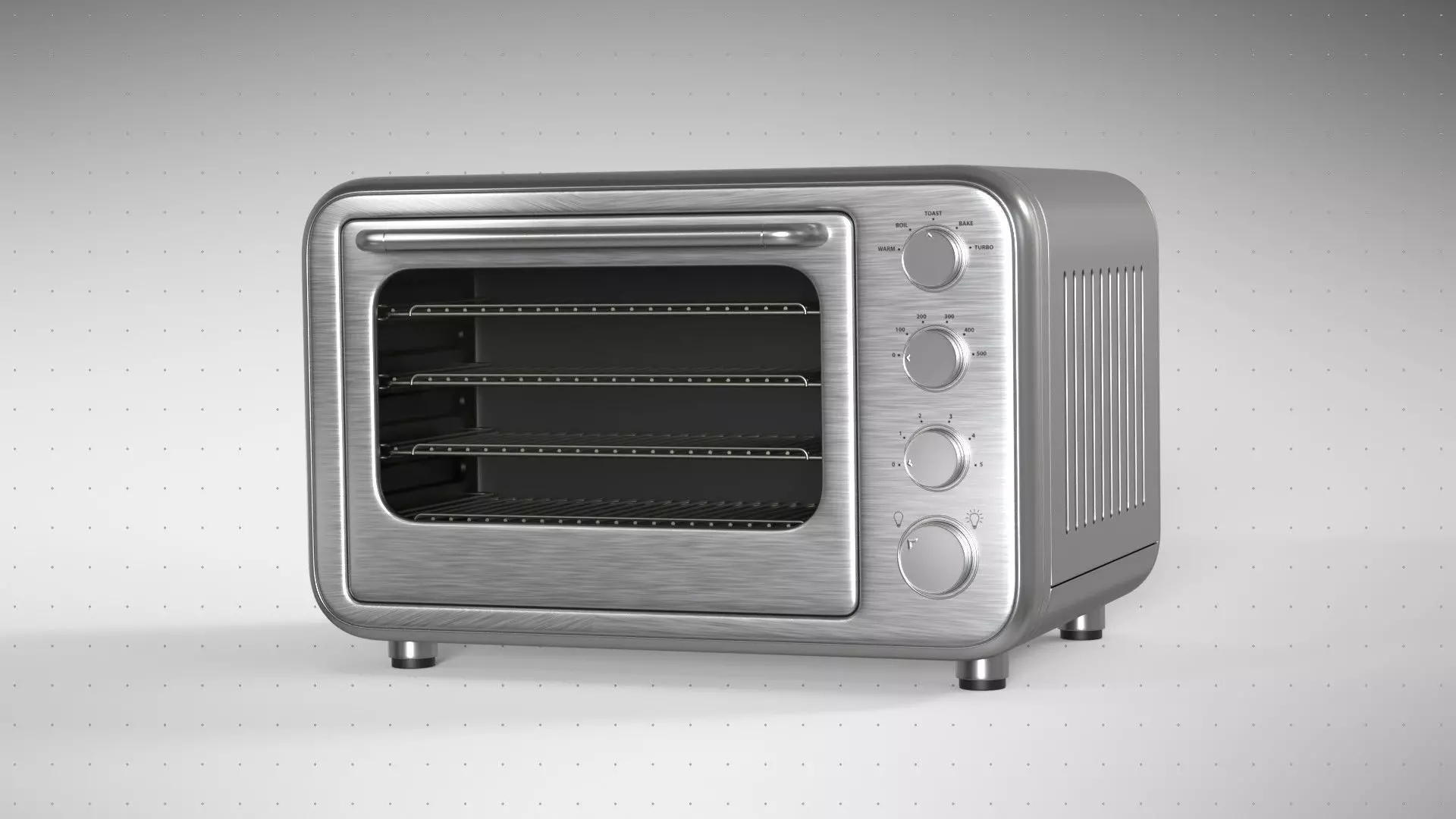 Toaster Oven 3D model_0